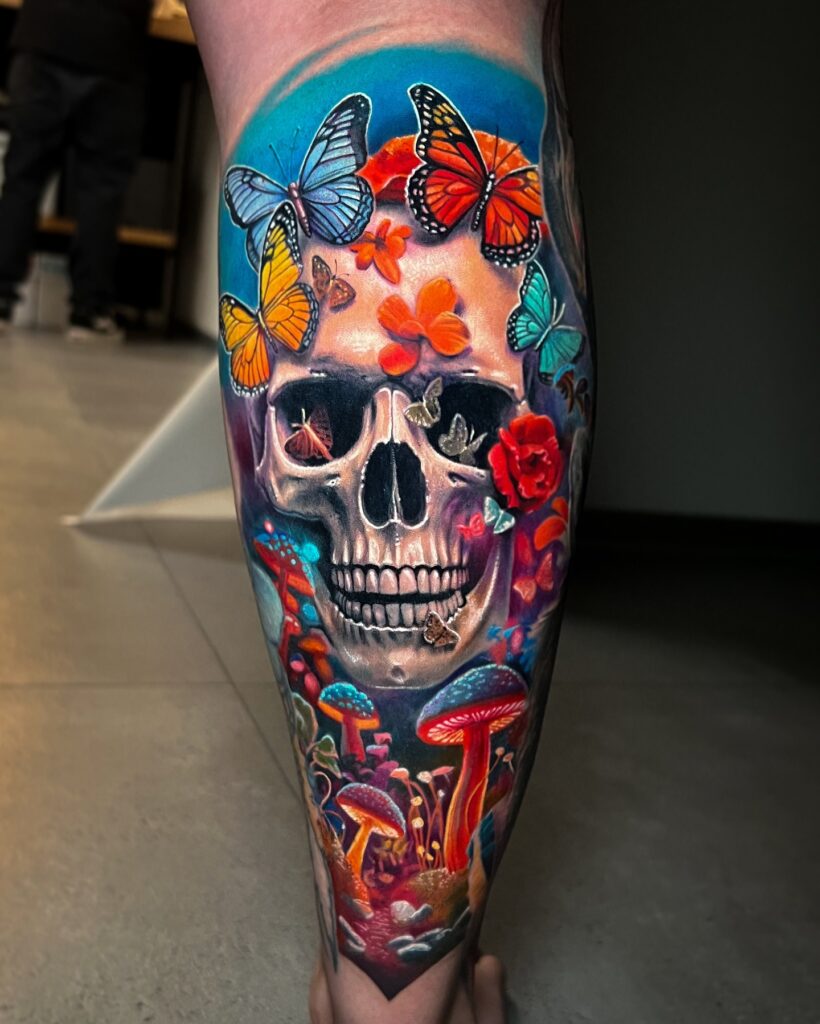 48 Skull Tattoos: Celebrating Mortality, Transformation, and Individuality