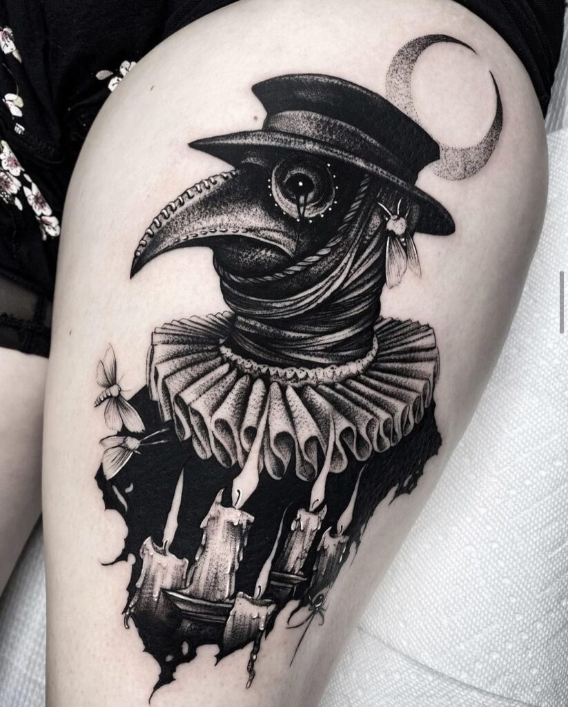 34 Plague Doctor Tattoos: A Tribute to Resilience and Mortality